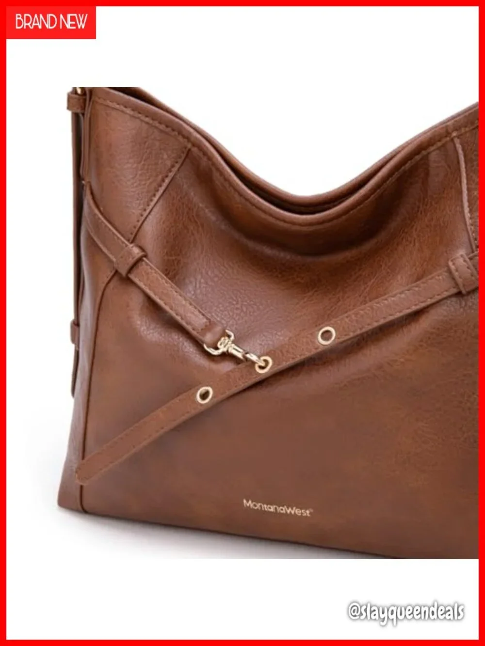 Vegan Leather Hobo Bag Adjustable Strap Women's Purse